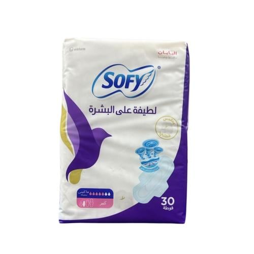 سوفي | فوط صحية رقيقة لطيفة على البشرة - 30 فوطة