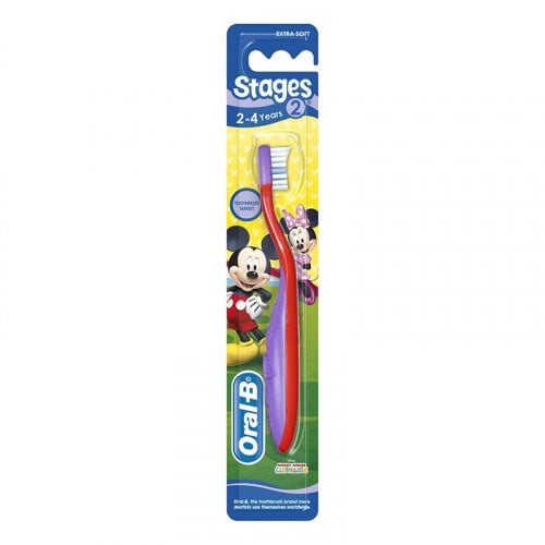 اورال بي | فرشاة اسنان لينة للاطفال 2-4 سنوات