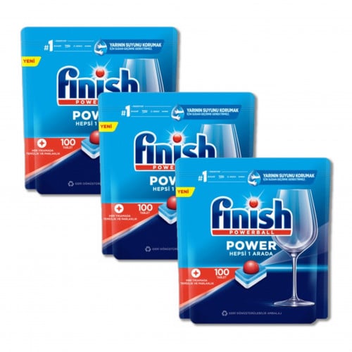 كرتون فنيش صابون غسالة الصحون الكل في واحد 100 مكع...