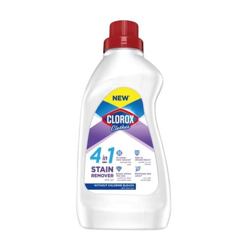 كلوركس | مزيل بقع الملابس البيضاء 4 في 1 بدون مبيض...