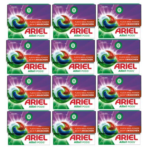 12 عبوة | اريال بودز كبسولات غسيل الملابس قوة التب...