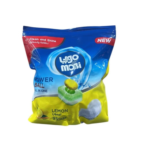 موبي | صابون غسالة الصحون برائحة الليمون 95 مكعب