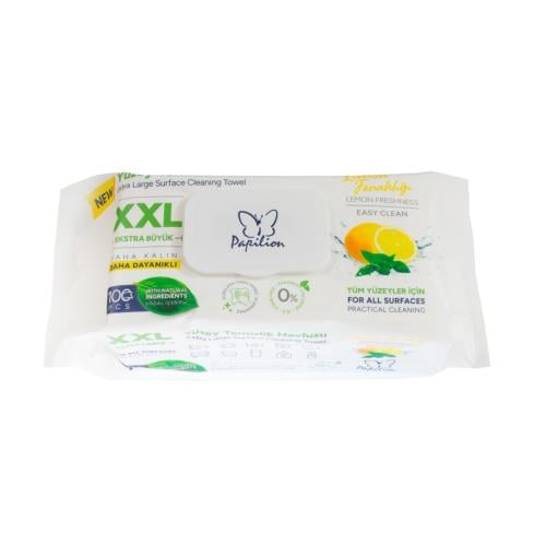 Papilion | مناديل مبللة لتنظيف الاسطح حجم XXL بالل...