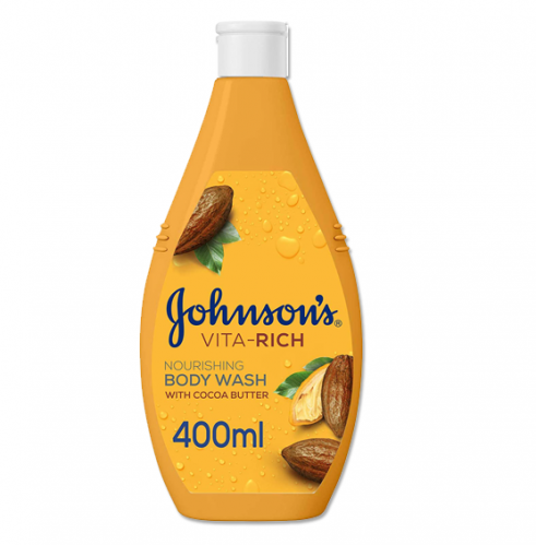 جونسون غسول الجسم بزبدة الكاكاو 400 مل