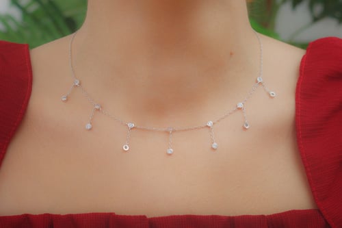 تشوكرات سلسلة الدوائر فضة