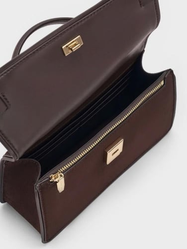 حقيبة سمول بني مخمل