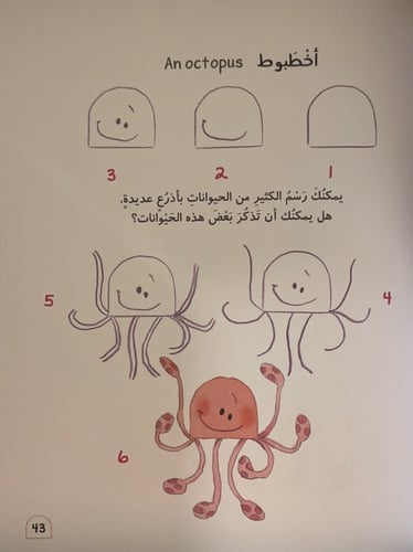 الرسم بأشكال بسيطة