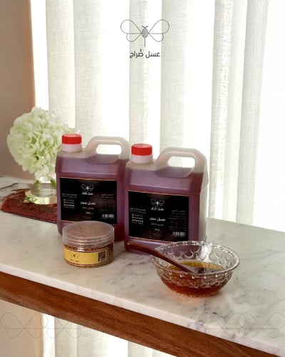 عرض عسل السدر الجبلي الفاخر | 8 كيلو + حبوب لقاح ه...