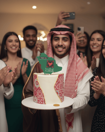 تغريسة اليوم الوطني ( وطن يعيش فينا )