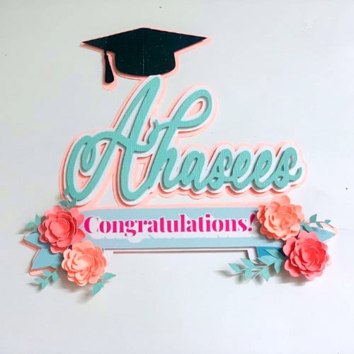 تغريسة تخرج Graduation topper