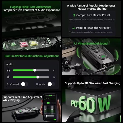 وصلة تايب سي GS20 شحن و سماعة وكرت صوت من بيفا