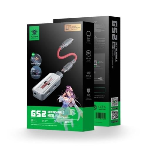 وصلة بلكستون GS2 تايب سي مدخلين تايب سي و مدخل 3.5...
