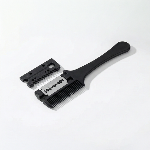 مشط حلاقة وتخفيف الشعر مزدوج الوظيفة