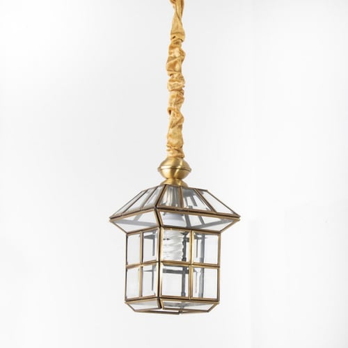 ثريا مداخل نحاسي حجم صغير