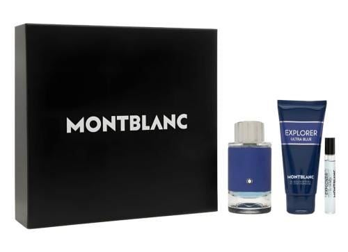 طقم مونت بلانك اكسبلور الترا بلو اودي بارفيوم رجال...