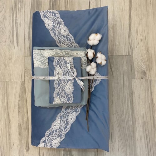 سجادة صلاة مخمل لون سماوي باضافة طبقتين من االديبا...