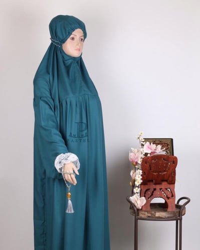 ثوب صلاة موديل فتحة رأس قطن100٪ باضافة كسرات عند ا...