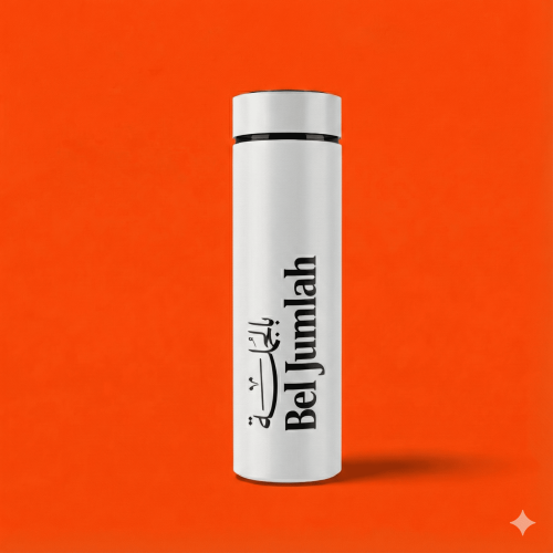 كوب حافظ للحرارة بشاشة درجة الحرارة (طباعة مخصصة)