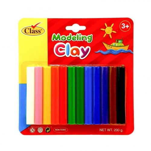 صلصال كلاس اصابع كرت 12 لون