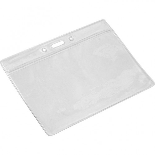 حامل بطاقة شفاف عرضي