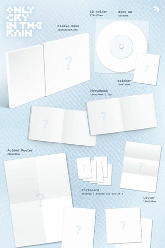 CHUU - [ONLY CRY IN THE RAIN] 3rd Mini Album CD RA...