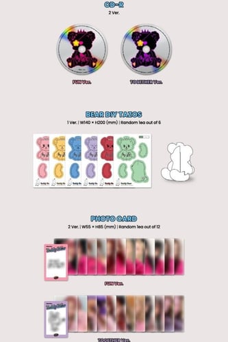 STAYC - [Teddy Bear] 4th Single Album RANDOM Versi...