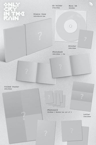 CHUU - [ONLY CRY IN THE RAIN] 3rd Mini Album CD RA...