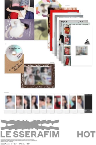 LE SSERAFIM - [HOT] 5th Mini Album TIN CASE Versio...