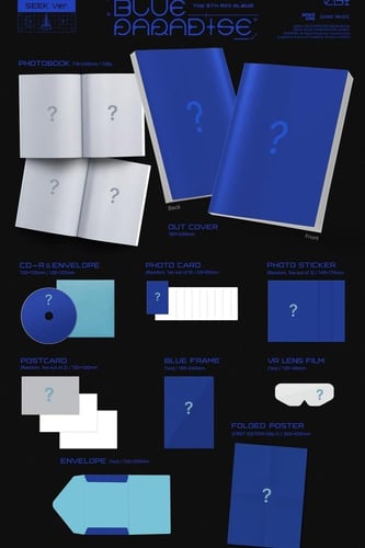 ZEROBASEONE - [BLUE PARADISE] 5th Mini Album RANDO...