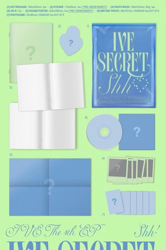 IVE - [IVE SECRET] 4th Mini Album RANDOM Version