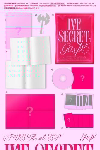 IVE - [IVE SECRET] 4th Mini Album RANDOM Version