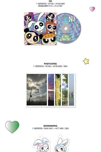 NEWJEANS - [GET UP] 2nd EP THE POWERPUFF GIRLS X N...