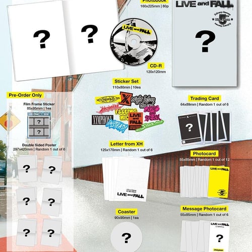 XDINARY HEROES - [LIVE AND FALL] 5th Mini Album PH...