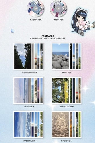 NEWJEANS - [GET UP] 2nd EP BUNNY BEACH BAG RANDOM...