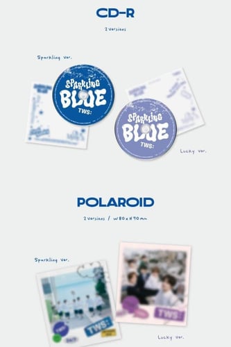 TWS - [SPARKLING BLUE] 1st Mini Album RANDOM Versi...