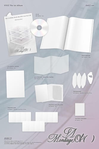 VIVIZ - [A MONTAGE OF ( )] 1st Album RANDOM Versio...