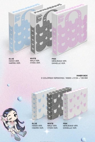 NEWJEANS - [GET UP] 2nd EP BUNNY BEACH BAG RANDOM...