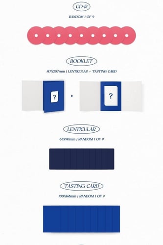 TWICE - [TASTE OF LOVE] 10th Mini Album RANDOM Ver...