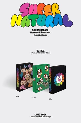 NEWJEANS - [Supernatural] Single Album WEVERSE ALB...