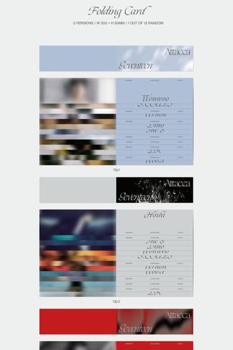 SEVENTEEN - [Attacca] 9th Mini Album Random Versio...