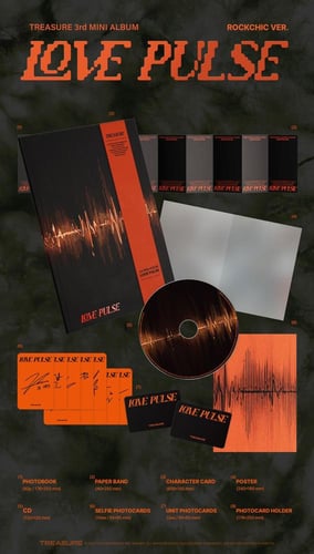 TREASURE - [LOVE PULSE] 3rd Mini Album RANDOM Vers...