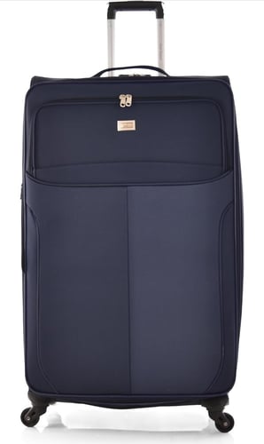 نيو ترافيل مجموعة شنط سفر بعجلات قماشية مكونة من 4...