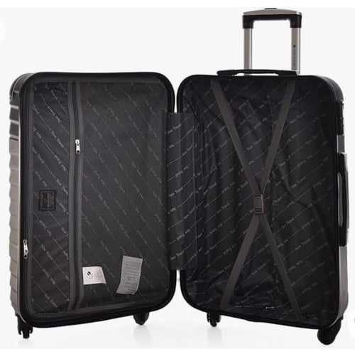 طقم حقائب سفر 3 قطع من نيو ترافيل - رمادي