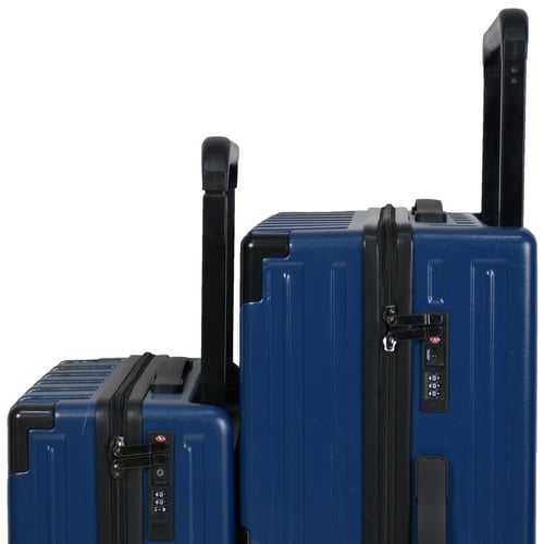 مورانو طقم شنط سفر سبشل بمقبض عريض قطعتين - أزرق