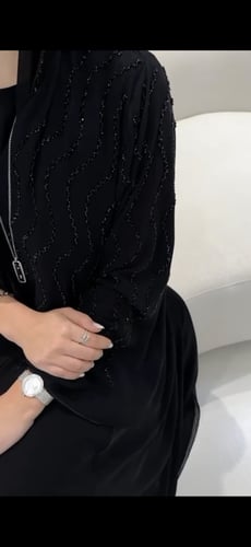 عباية العيد بالشك الاسود