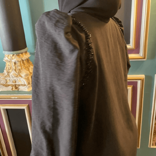 عباية اسود كاجوال