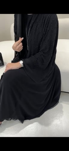 عباية العيد بالشك الاسود