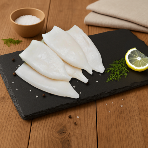 حبار مقشر بدون رأس