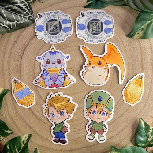 ستكرات ديجيمون عائلة يامن