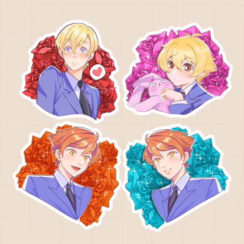 ستكرات ouran high school